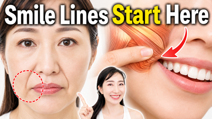 Nasolabial fold massage for smile lines after 40