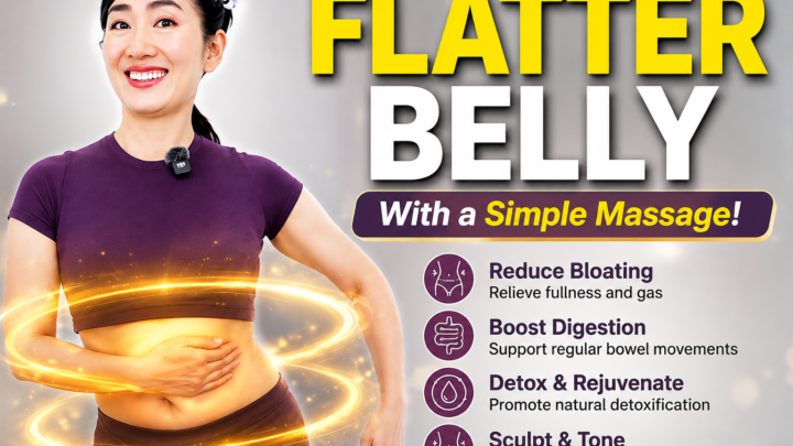 Belly massage for bloating and constipation using gentle clockwise abdominal massage techniques