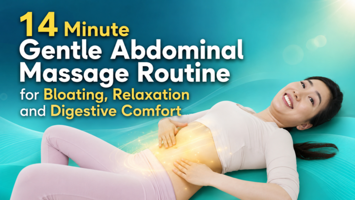 14 Minute Gentle Abdominal Massage Routine for Bloating, Relaxation and Digestive Comfort