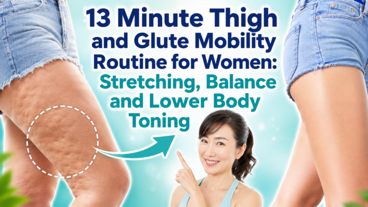 13 Minute Thigh and Glute Mobility Routine for Women: Stretching, Balance and Lower Body Toning