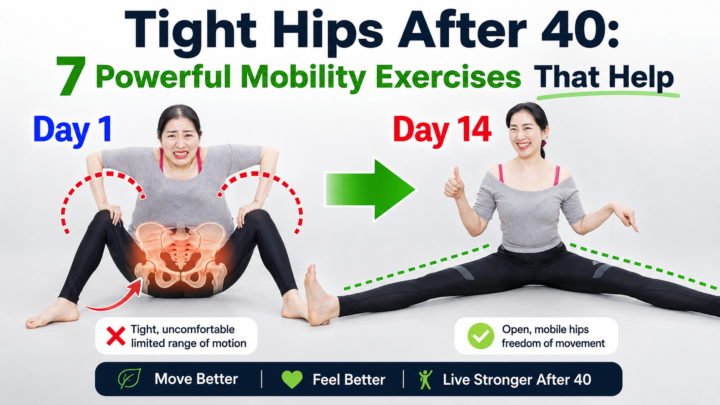 Tight hips after 40 hip mobility and flexibility exercises
