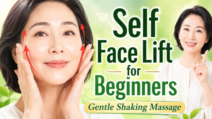 Gentle face massage after 40 for facial tension puffiness and mature skin
