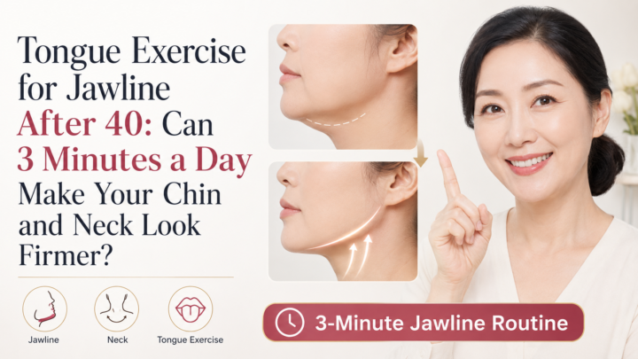 Tongue Exercise for Jawline After 40: Can 3 Minutes a Day Make Your Chin and Neck Look Firmer?