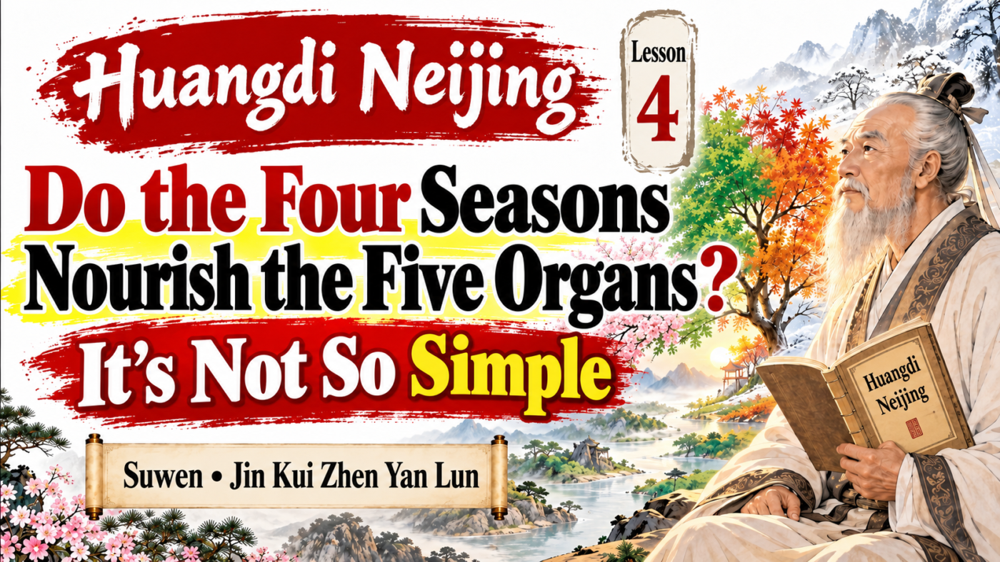 Jin Kui Zhen Yan Lun five-season and five-organ correspondences in the Huangdi Neijing