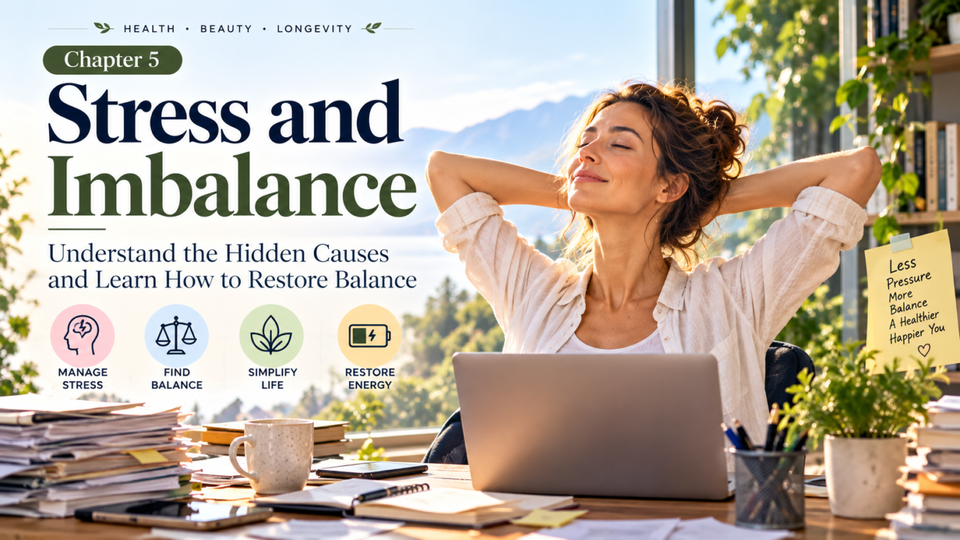 Stress and fatigue and how to restore balance, reduce pressure and recover daily energy