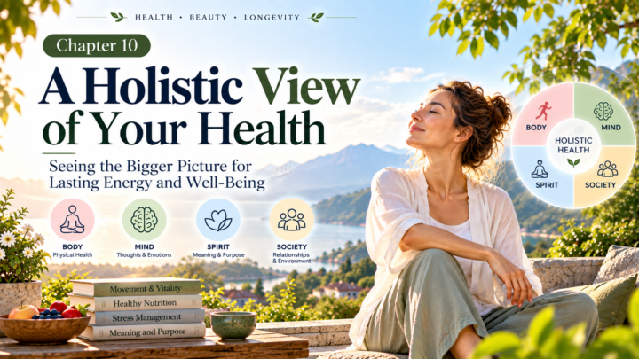 Whole person health connecting body, mind, relationships, environment and daily well-being