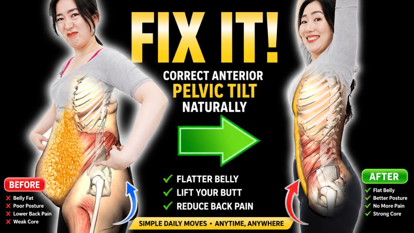 anterior pelvic tilt exercises for posture and hip mobility