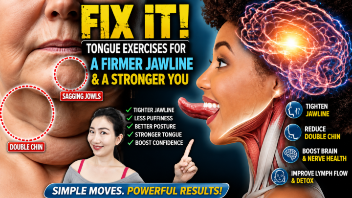 tongue exercises for jawline and chin muscle control