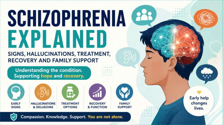 Schizophrenia Explained: Early Signs, Hallucinations, Treatment, Recovery and Family Support