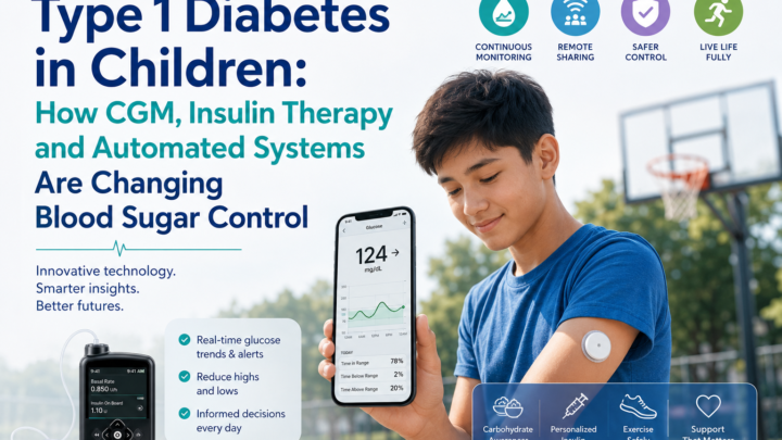 Type 1 Diabetes in Children: How CGM, Insulin Therapy and Automated Systems Are Changing Blood Sugar Control