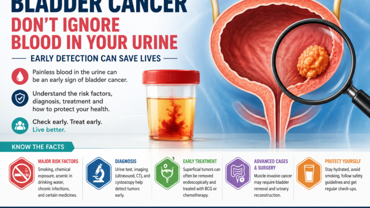 Bladder Cancer Explained: Painless Blood in Urine, Risk Factors, Diagnosis, Treatment and Recovery