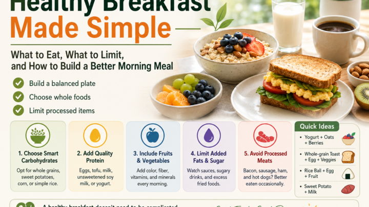 Healthy Breakfast Made Simple: What to Eat, What to Limit, and How to Build a Better Morning Meal