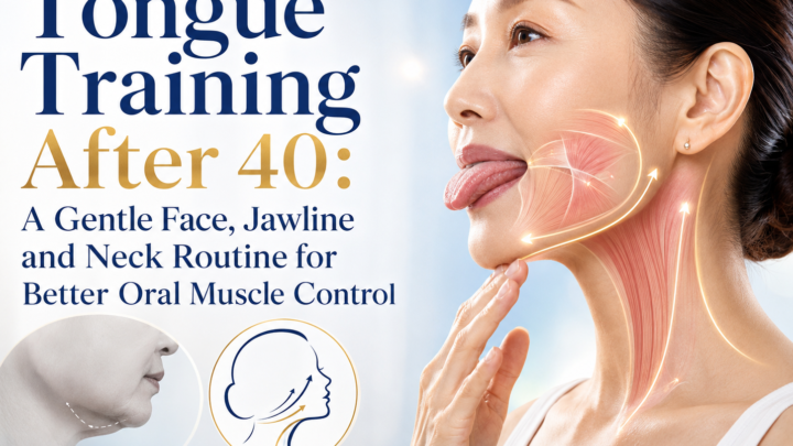 Tongue Training After 40: A Gentle Face, Jawline and Neck Routine for Better Oral Muscle Control
