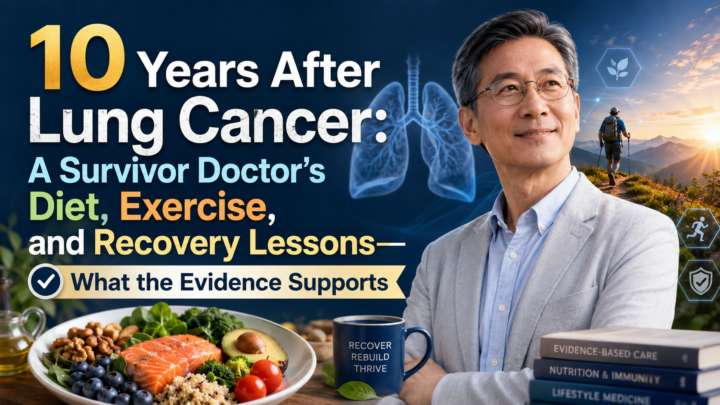 10-year lung cancer survivor diet exercise and recovery lessons