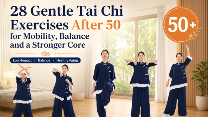 28 gentle Tai Chi exercises after 50 for mobility balance and core strength