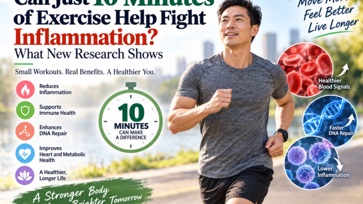 10 minute exercise benefits for inflammation and health