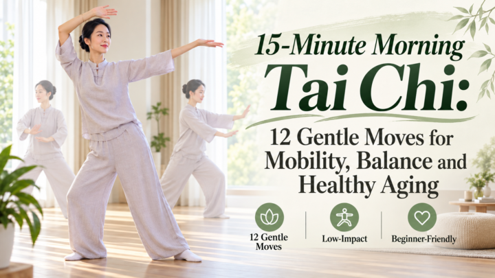 15-minute morning Tai Chi routine for mobility balance and healthy aging