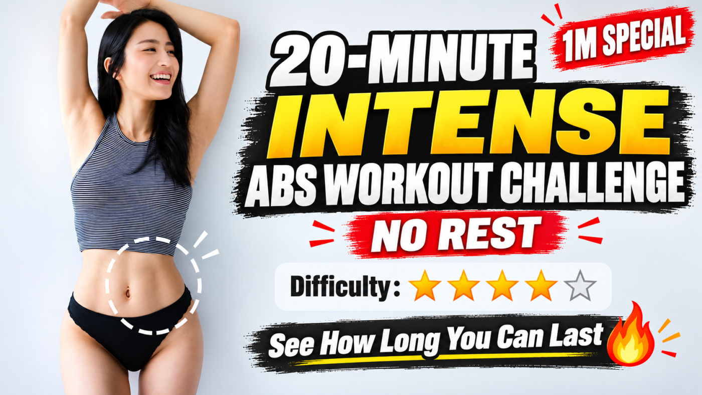 20-minute core workout at home intense ab challenge