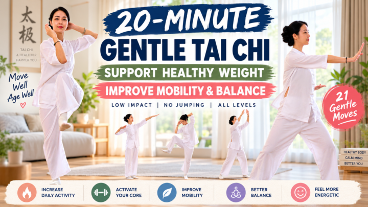 20-minute gentle Tai Chi workout for mobility and balance