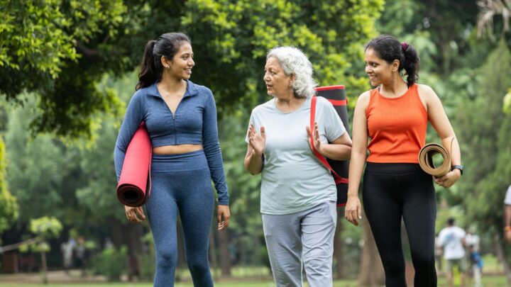 Women representing different life stages and preventive health awareness